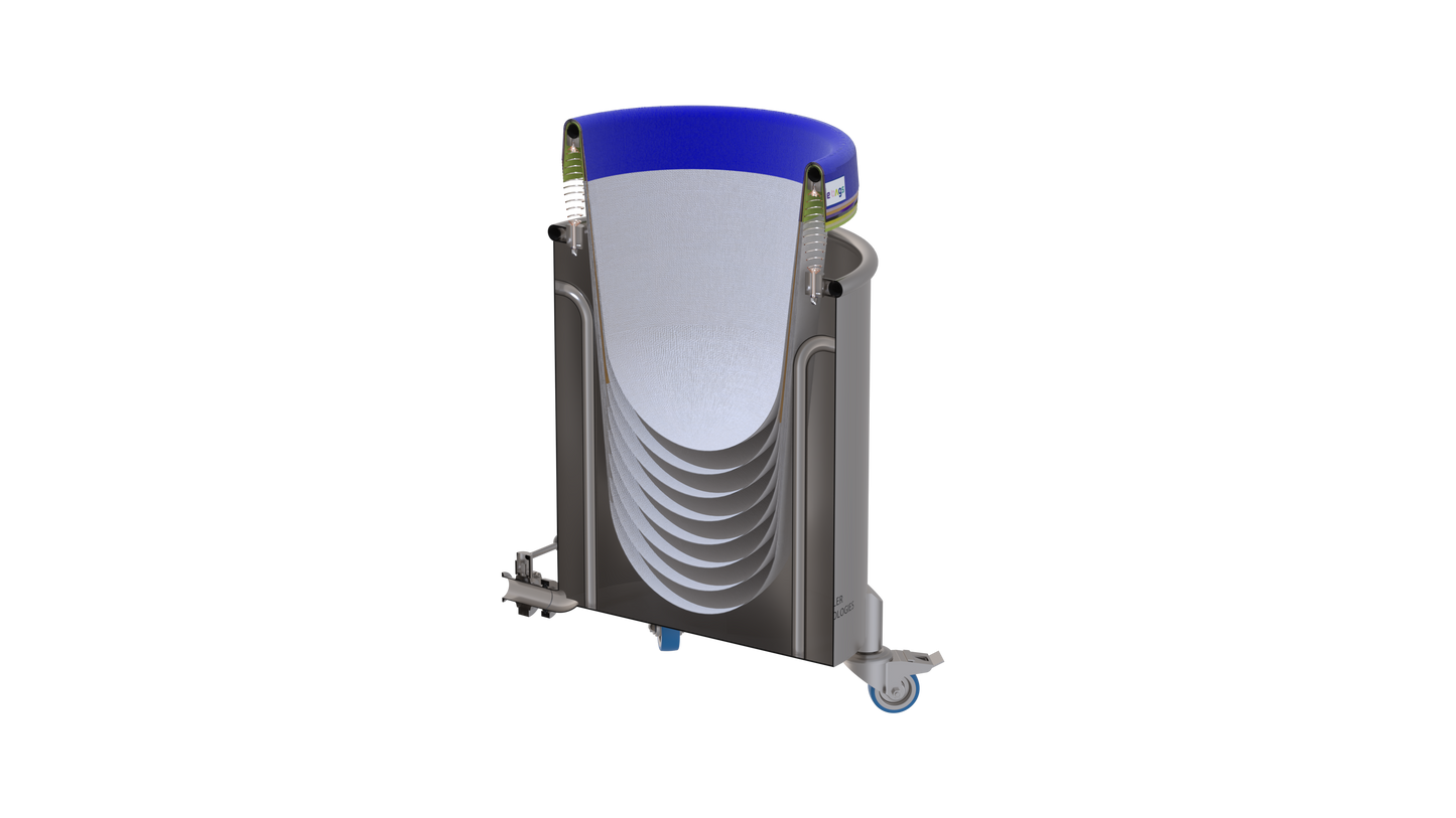 Wobble Hoop Collection Unit 150L (40-Gallon)